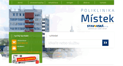 Desktop Screenshot of pkmistek.cz